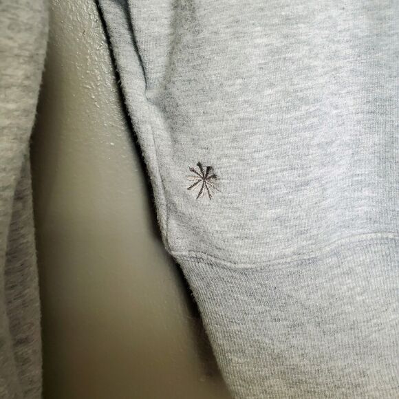 Athleta Apollo Crewneck Sweatshirt Size Medium Gray Pullover Athleisure - Picture 7 of 12